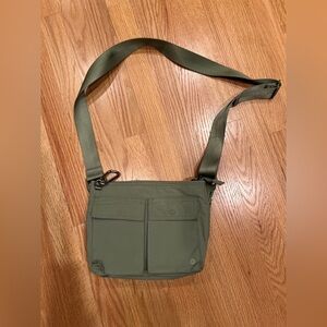 Athleta Green Travel Crossbody Bag